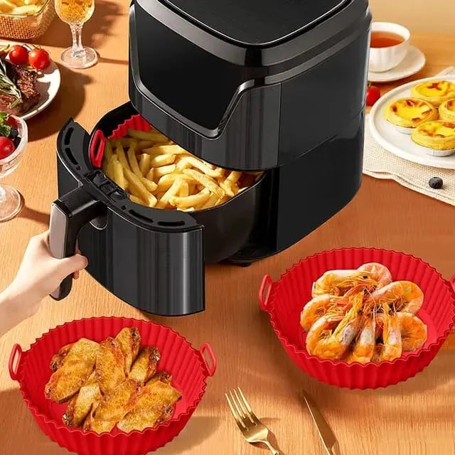 Molde Protector Para Freidora Air Fryer Silicona Reutizable