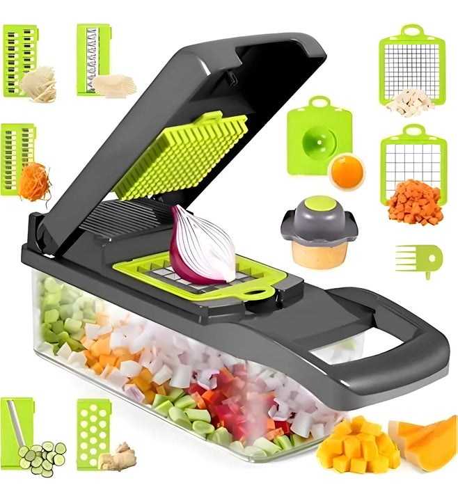 Mandolina Cortador Verduras Multi Picador Vegetales 15 En 1