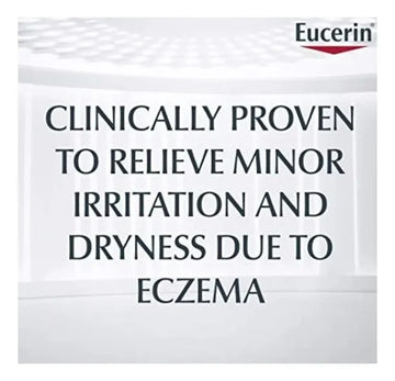 Eucerin Crema Baby Eczema Relief 141 g | Hidratante Hipoalergénica Sin Fragancia Bebé Piel Atópica Seca Sensible | Loción Dermatológica Suave Antipicazón Calmante Reparadora Avena Coloidal Alivio