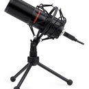 Micrófono Redragon BLAZAR GM300 Condensador Cardioide color negroS