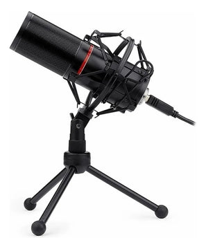 Micrófono Redragon BLAZAR GM300 Condensador Cardioide color negroS
