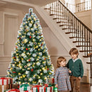 Arbol De Navidad Preiluminado De 7 Pies, Pino Artificial De