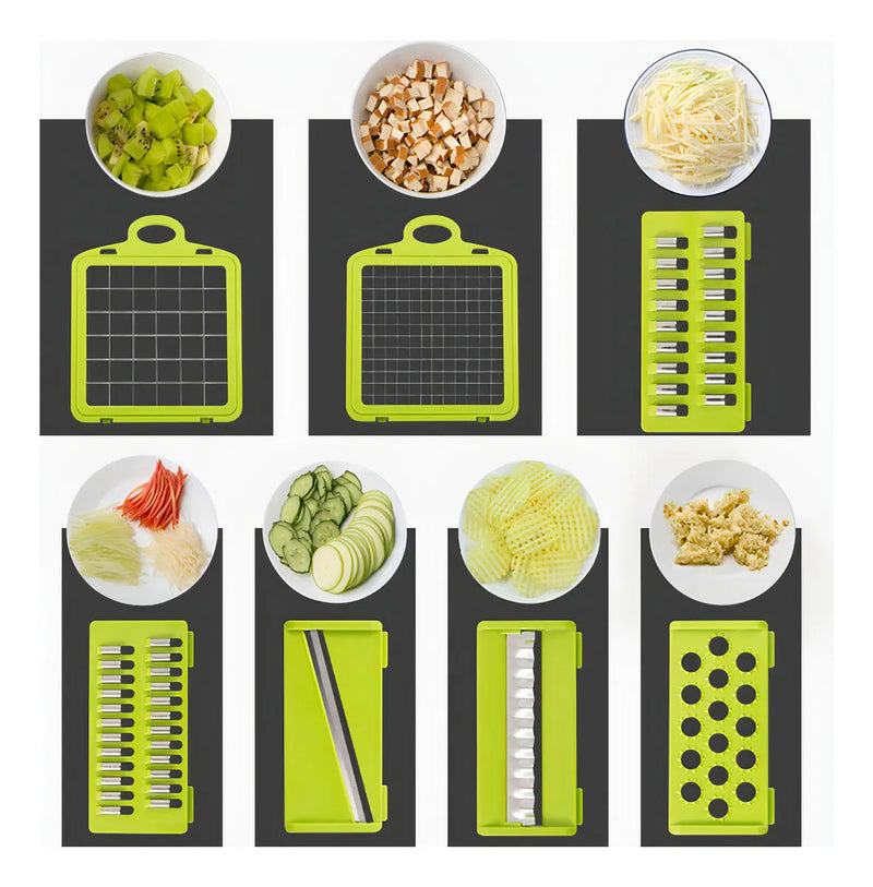 Rallador Picador Cortador Frutas Verduras Multiuso Quickchop
