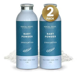 Polvo De Bebé Natural Sin Talco - Fórmula Suave Con Arrowroo