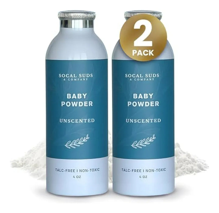 Polvo De Bebé Natural Sin Talco - Fórmula Suave Con Arrowroo