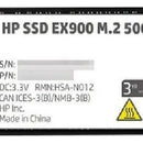 Unidad De Estado Solido Hp 500gb M2 Pcie 3x4 Ex900 Negro