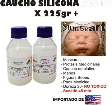 Caucho Silicona Liquida Eco 30 X 225gr Protesis Blandas