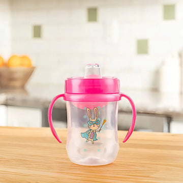 Vaso Entrenador Bebes Dr Browns 9oz Boquilla Flexible 9m+ Az Color Rosado Conejo