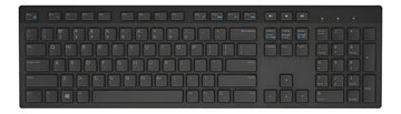 Teclado Dell KB216-BK-LTN QWERTY español latinoamérica color negro