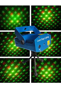 Proyector Laser 20 Figuras Navidad Verde Rojo Secuencias Verde/rojo