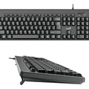 Teclado Genius QWERTY español color negro