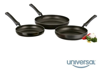 Juego De 3 Sartenes Universal Antiadherente