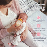 Tazas De Lactancia Originales De Plata Pura 999 Con Almohadi