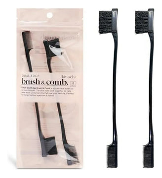Set De Cepillo De Control De Bordes Y Peine Para Bebés, Dobl