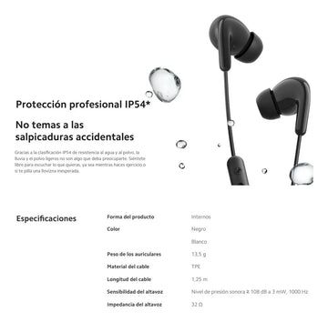 Xiaomi Auriculares Conexión Tipo C / Control Integrado, Wht Blanco