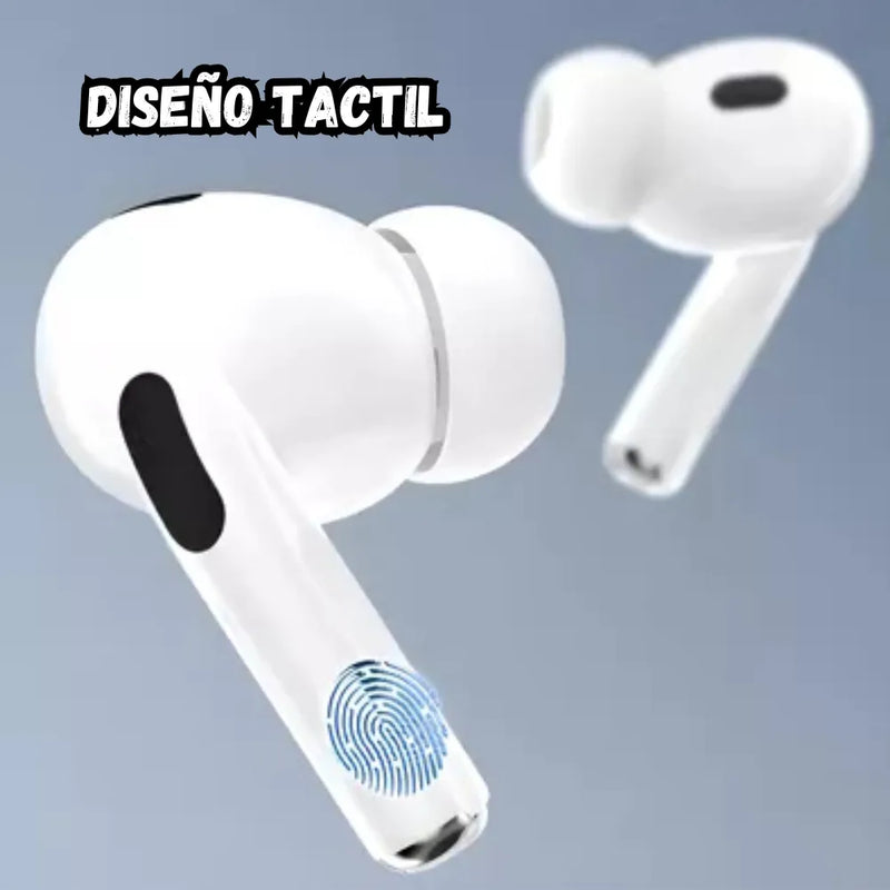 Audífonos Pro 2da Gen Pantalla Táctil Para Iphone Android Blanco