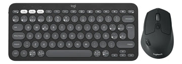 Logitech Combo Multi-dispositivo: Teclado K380s + Mouse M720 Mouse Negro Teclado Negro