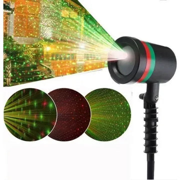 Proyector De Navidad Para Exteriores Con Luces Láser Led Variado