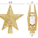 Estrella Navideña Iluminada Con Proyector 3d Led 6 Patrones