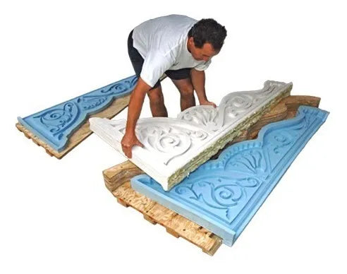 Caucho Silicona Mold Liquido Moldes X500g Molduras Yeso 3d