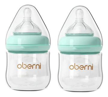 Oberni Biberones De Cristal Biberón Anticólico Para