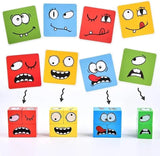 Cubos Rubik´s Caritas -juego De Mesa-rompecabezas De Madera