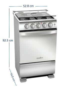 Estufa De Piso A Gas 50 Cm Inox Mabe Tx1g-7con