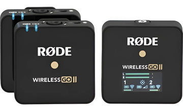 Micrófonos Rode Wireless GO II Condensador Omnidireccional color negroS