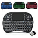 Mini Teclado Inalambrico Noga Con Mouse Para Smart Tv Ps3 Pc Xbox Negro