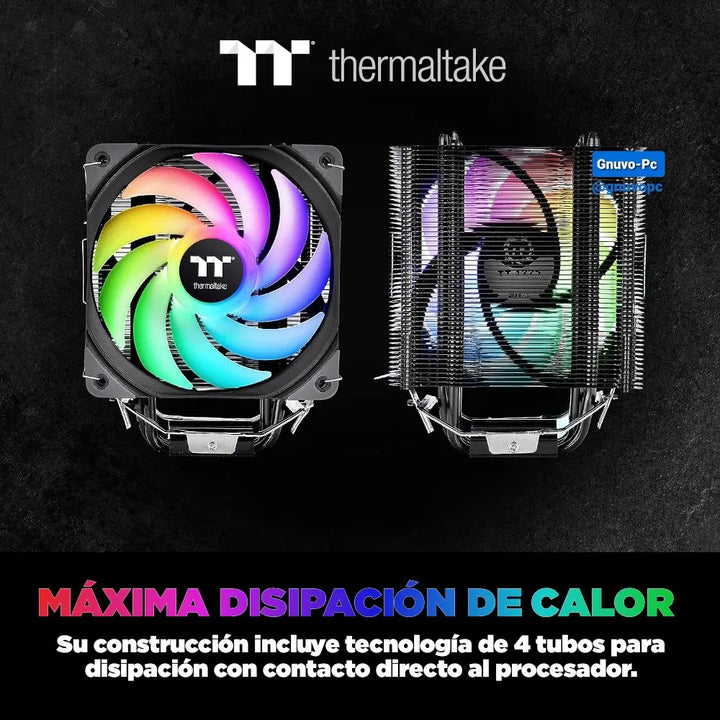 Disipador Aire Pc Fan Cooler Cpu Lga 1700 Am5 1200 Am4 Argb