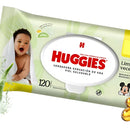 120 Toallitas Húmedas Huggies Aloe Vera / Vit E Piel Saludab
