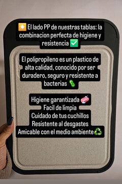 Tabla De Picar En Acero Inoxidable 35x25cm Lisa Plateado