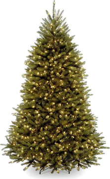 Árbol De Navidad Artificial Preiluminado 6 Pies Dunhill Fir