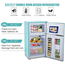 Refrigerador Compacto 3.5 Pies Cúbicos Mini Retro Doble Puer