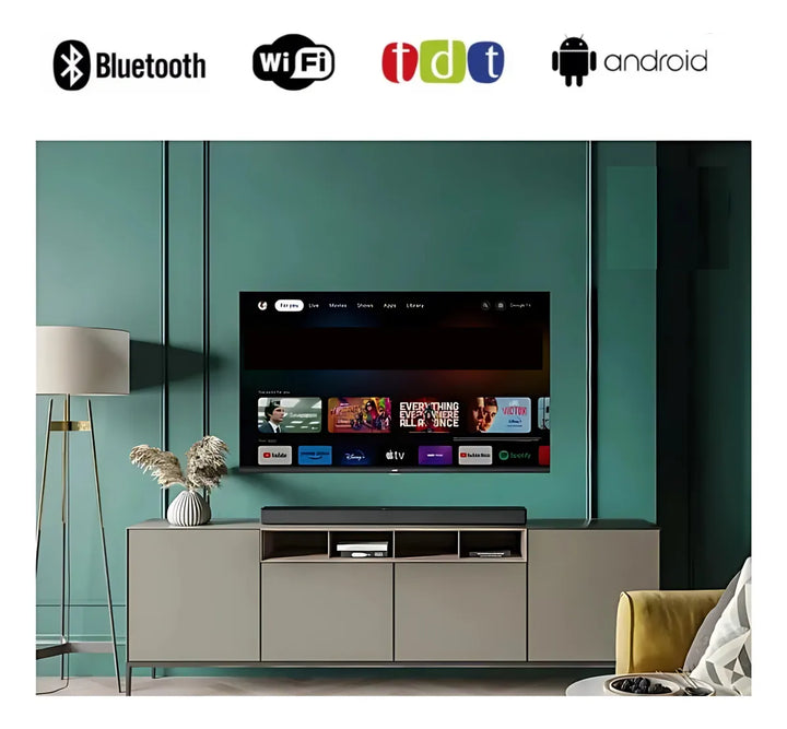Televisor Tv Smart Pulgadas 32 Android Tdt Led Wifi Hd Hdmi