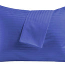 X2 Fundas Para Almohadas De Microfibra 70x50 Color Azul Fundas De Almohadas Azul