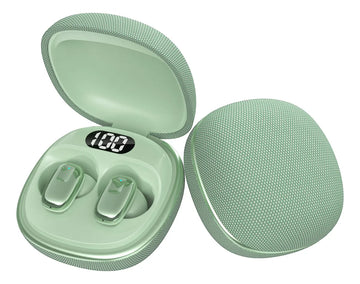 Audífonos Tws Inalámbricos Movisun T19 Bluetooth 24 Horas Color Verde