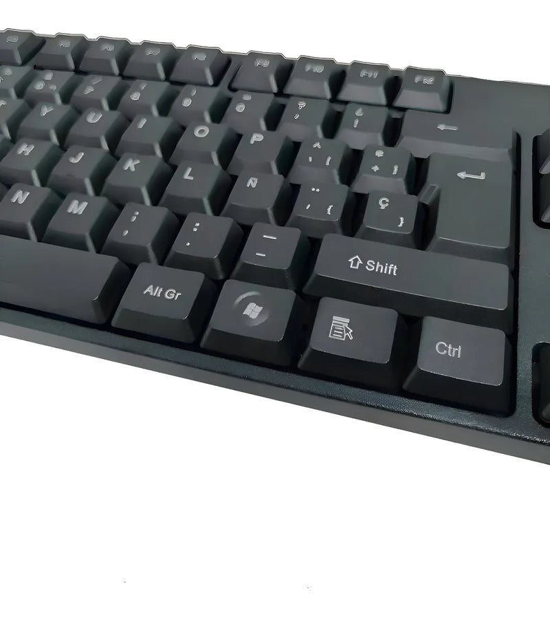 Teclado Antelope Conexión Usb Plug And Play, Tj-818 Negro