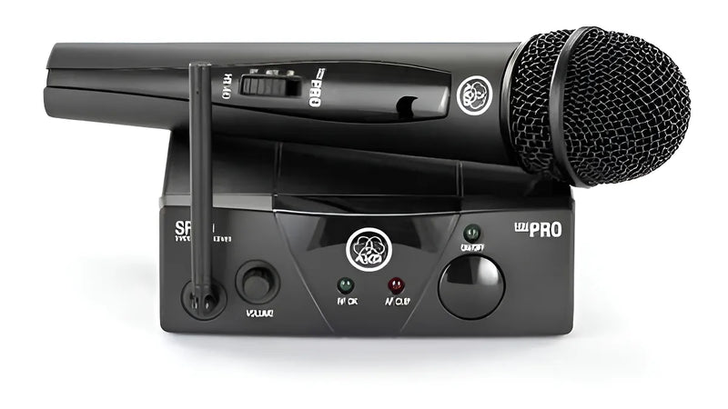 Micrófono AKG WMS40 Mini Vocal Set Dinámico Cardioide color negroS