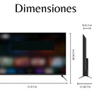 Televisor Smart Tv 43 Pulgadas Android Tdt Led Wifi Fhd Hdmi