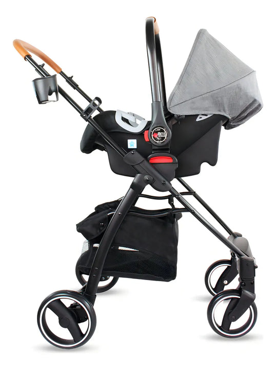 Coche Bebés Travel System Bebesit Coche Moises Color Gris