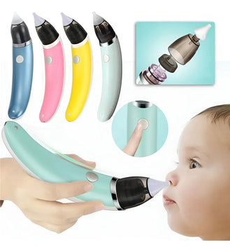 Aspirador Nasal Para Bebés Limpiador Eléctrico De Nariz Verde Claro
