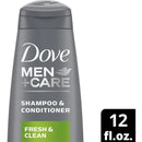 Dove Men+care Abrillanta Y Nutre Shampoo 2en1 355ml.