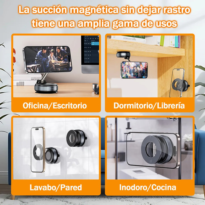 Bigview Soporte Magnetico Telefono Porta Celular 360 Carro Brazo Ajustable