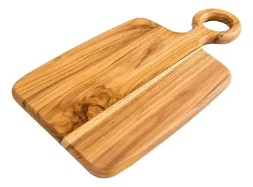 Tabla Para Picar En Madera Profesional Artesanal Super Chet Liso Marrón