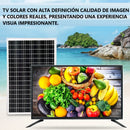 Televisor Solar 32 Pulg Batería 60000mah Panel Bombillos Con