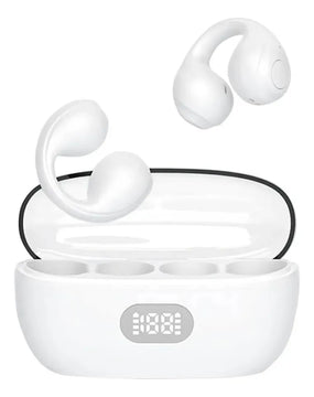 Audifono De Conduccion Osea Con Diseño Earcuff Blanco