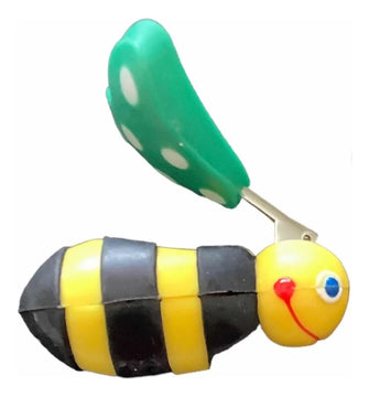 Cortauñas Abejita Y Tijeritas Mariposita Bebe Y Niños Set Amarillo Y Negro