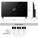 Televisor Iffalcon (by Tcl) 32s53 32 Pulgadas HD Smart Tv con Android TV Y Control por Voz
