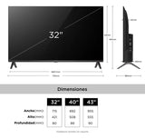 Televisor Iffalcon (by Tcl) 32s53 32 Pulgadas HD Smart Tv con Android TV Y Control por Voz
